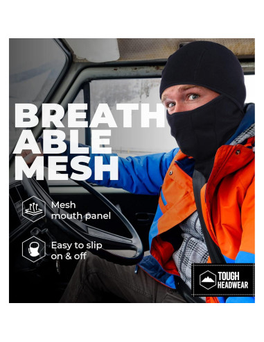Balaclava de forro polar Tough Headwear para clima frío