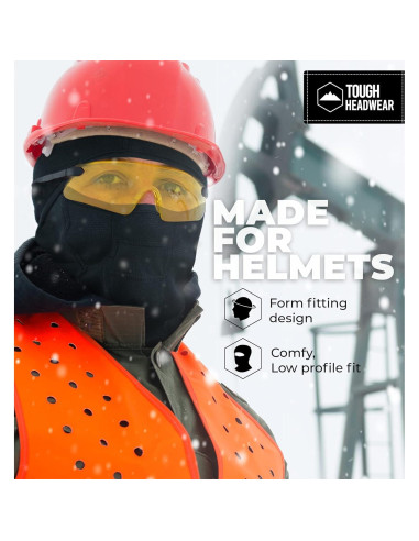Balaclava de forro polar Tough Headwear para clima frío