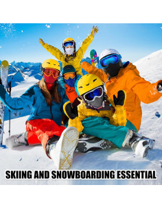 Pasamontañas térmico unisex azul oscuro para invierno 2