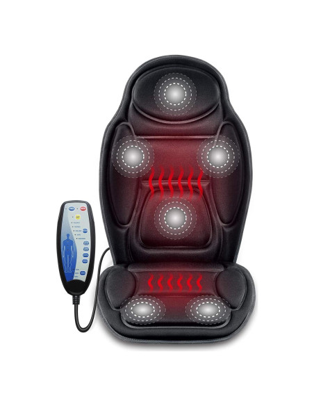 Cojín de Masaje Snailax SL-262A con Calor y 6 Nodos