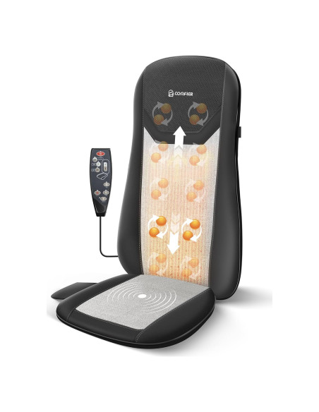 Cojín de Masaje Shiatsu COMFIER CF-2405 con Calor y 2 Velocidades