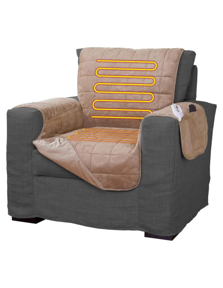 Funda Calentadora de Silla Calor Perfecto 165x63.5cm Acolchada