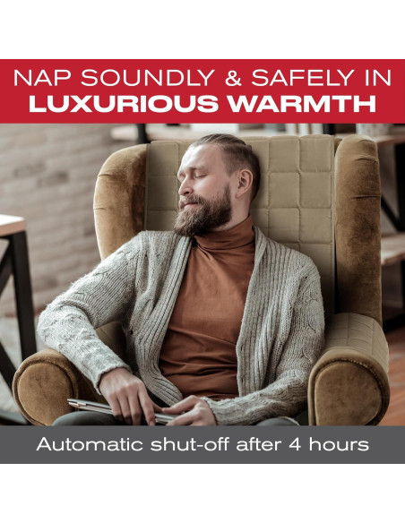 Funda Calentadora de Silla Calor Perfecto 165x63.5cm Acolchada