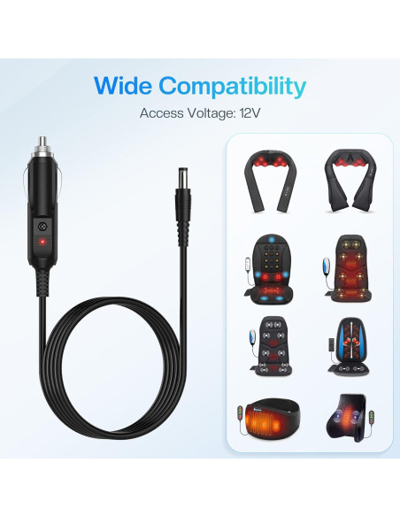 Almohadilla Térmica Comfier para Espalda con Adaptador 12V