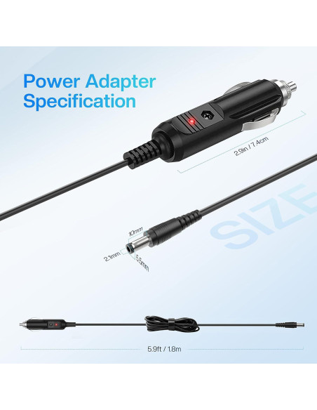 Almohadilla Térmica Comfier para Espalda con Adaptador 12V