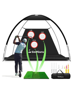 Red de Golf Todo en Uno Golfguru GN-HP-3MB-S 3,05x2,13m
