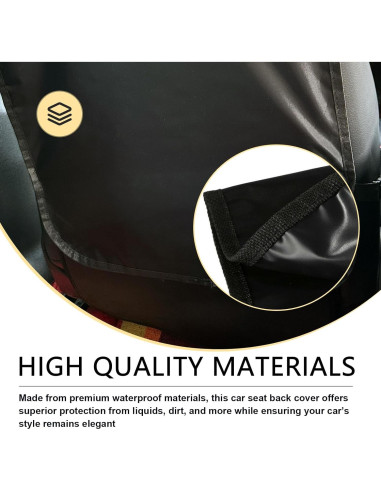 Protectores de Asiento de Coche Damwot 2PCS Impermeables