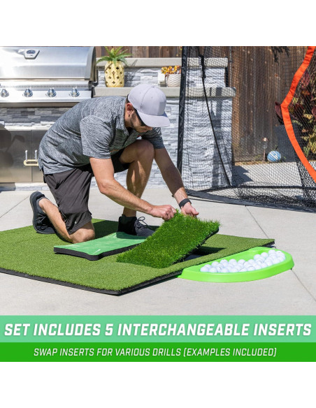 Alfombrilla de Golf GoSports PRO 152x122 cm con 5 Insertos