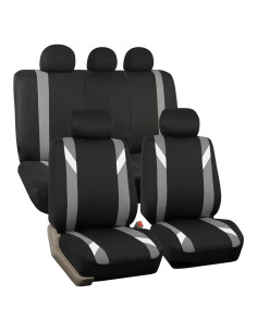 Fundas de Asiento de Coche FH Group Gris Ajuste Universal