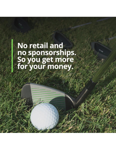 BombTech - Juego de Wedges de Golf 52, 56, 60 Grados - Negro