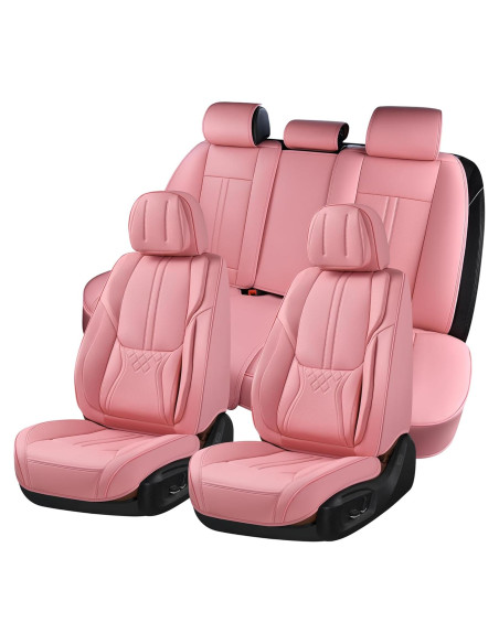 Juego Completo Fundas de Asiento BWTJF Rosa Impermeables