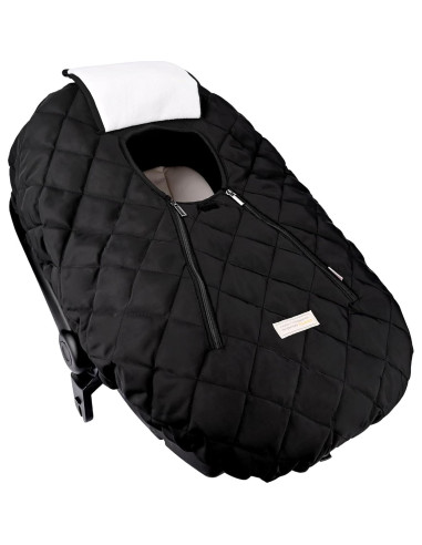 Funda para Asiento de Auto Bebamour para Bebés Invierno - Negra