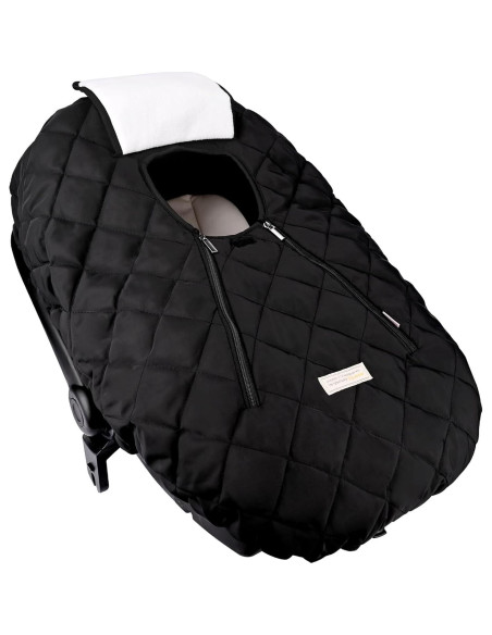 Funda para Asiento de Auto Bebamour para Bebés Invierno - Negra