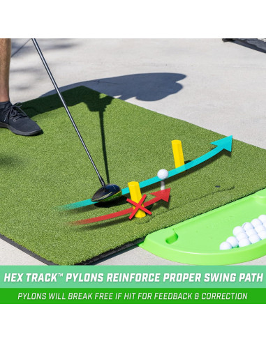 Alfombrilla de Golf GoSports PRO 152x122 cm con 5 Insertos