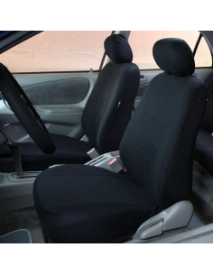 Cubiertas de Asiento Universales FH Group Negro 7 Asientos 2