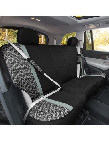 Fundas de Asiento de Auto We Are Young Life is Fun Gris