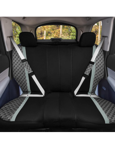 Fundas de Asiento de Auto We Are Young Life is Fun Gris