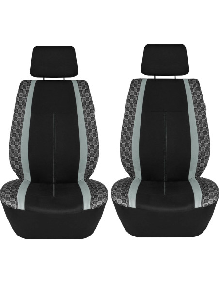 Fundas de Asiento de Auto We Are Young Life is Fun Gris