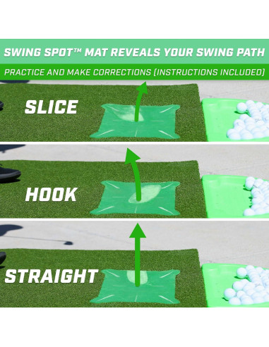 Alfombrilla de Golf GoSports PRO 152x122 cm con 5 Insertos