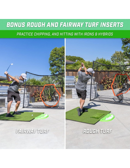 Alfombrilla de Golf GoSports PRO 152x122 cm con 5 Insertos