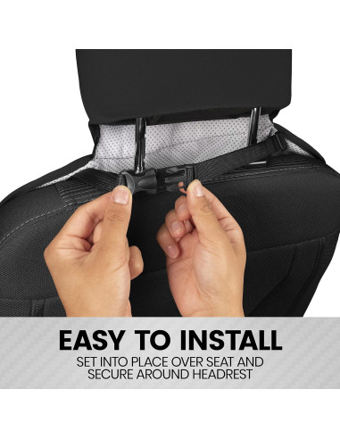 Cubierta de Asiento de Coche BDK UltraFit 2 Piezas Impermeable