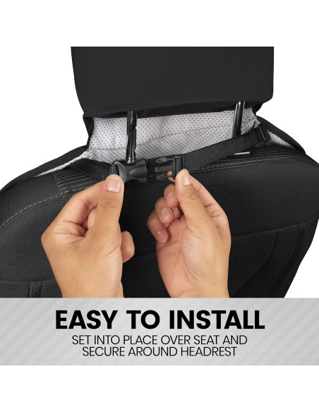 Cubierta de Asiento de Coche BDK UltraFit 2 Piezas Impermeable