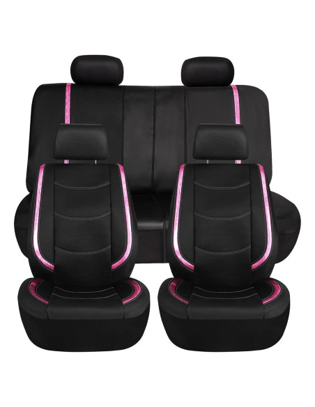 Cubiertas de Asiento de Coche TLH Rosa Galaxy Deluxe Universal