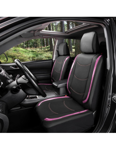 Cubiertas de Asiento de Coche TLH Rosa Galaxy Deluxe Universal