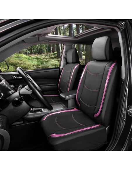 Cubiertas de Asiento de Coche TLH Rosa Galaxy Deluxe Universal