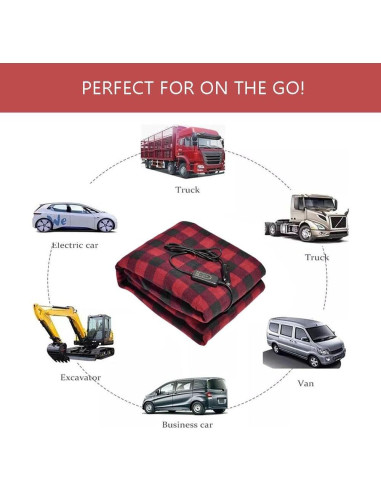 Manta Térmica 12V Amazingforless con Controlador y Temporizador