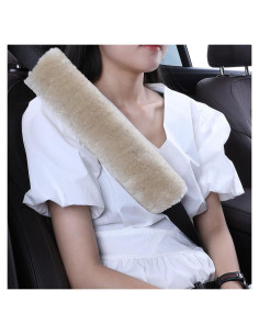 Funda de Cinturón de Seguridad OGLAND Piel de Oveja Grande