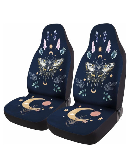 Cubiertas de Asiento Frontal GENANY Mariposa Ajuste Universal