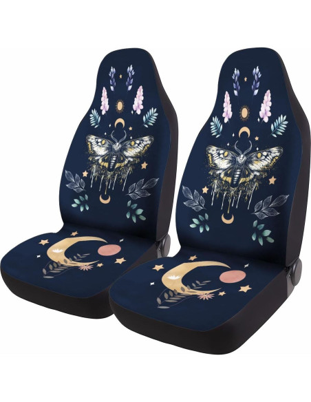 Cubiertas de Asiento Frontal GENANY Mariposa Ajuste Universal
