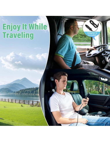 Masajeador de Espalda SLOTHMORE con Calor y Vibración 30x15cm