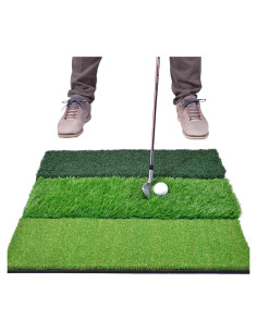 Alfombrilla de Golf GoSports Tri-Turf XL 60x60 cm Práctica