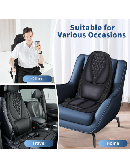 Masajeador de Espalda Comrelax CO-6008 con Calor y Vibración