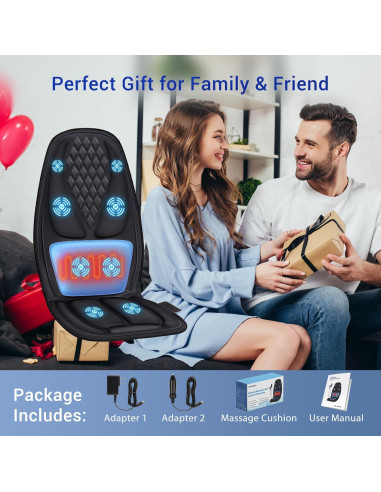 Masajeador de Espalda Comrelax CO-6008 con Calor y Vibración