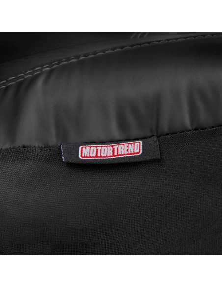 Cubiertas de Asiento de Cuero Sintético Motor Trend Gris 2 Tonos