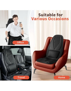 Masajeador de Espalda Comrelax con Calor y Soporte Lumbar 3D 2