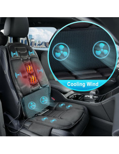 Masajeador de Espalda Comrelax con Calor y Vibración 20x12cm 2