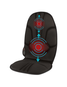 Cojín de Masaje de Espalda Portátil Homedics VC-110H-BK con Calor