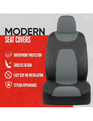 Cubiertas de Asiento Delantero Impermeables Motor Trend AquaShield