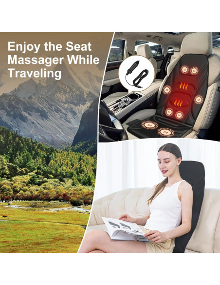 Almohadilla de Masaje Eléctrica Comrelax CO-6010 con Calor