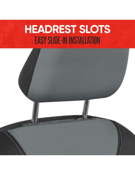 Cubiertas de Asiento Delantero Impermeables Motor Trend AquaShield