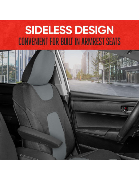 Cubiertas de Asiento Delantero Impermeables Motor Trend AquaShield