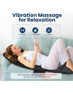 Almohadilla de Masaje Vibrante COMFIER CF-3401 10 Motores 2