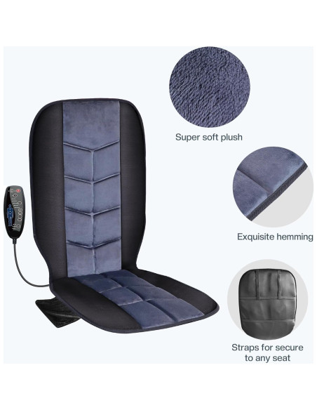 CILI Cojín Masajeador de Silla con Calor y Vibración