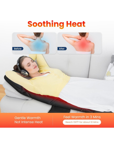 Almohadilla de Masaje Vibrante COMFIER CF-3401 10 Motores