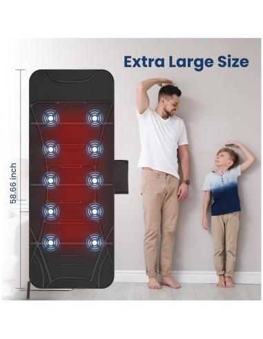 Almohadilla de Masaje Vibrante COMFIER CF-3401 10 Motores