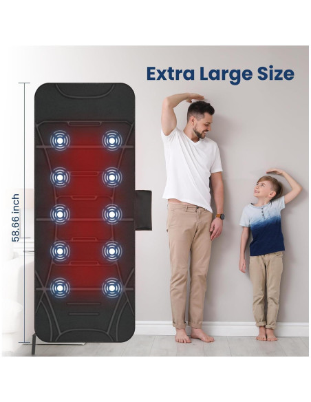 Almohadilla de Masaje Vibrante COMFIER CF-3401 10 Motores